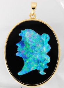 他の写真2: 【オーダー例】K18シェルカメオのペンダントトップ