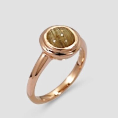 画像3: 【オーダー例】K18PG ルチルクォーツのシンプルリング