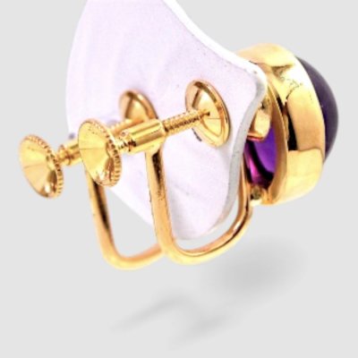 画像3: 【オーダー例】アメジスト（アメシスト）のK18イヤリング