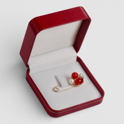 画像10: 【オーダー制作例】思い出の品をまとめてK18安全ピン型ブローチへ