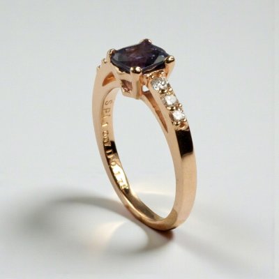 画像5: 【オーダー例】K18PGバイオレットスピネルリング