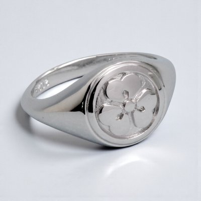 画像4: 【オーダー例】Pt900家紋リング制作