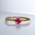 K18 ルビーロープリング
