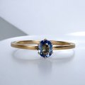 K18サファイアリング(0.49ct)