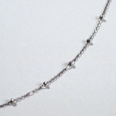 画像4: K18WG フラワーダイヤモンドペンダントネックレス01