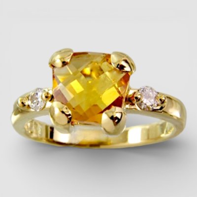 画像4: お客様持ち込みの石でK18リング制作