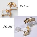 【リフォーム例】K18イヤリングをピアスへ
