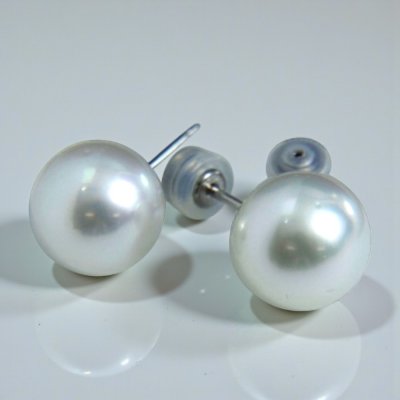 画像1: 【オーダー例】大きめパールでピアス制作