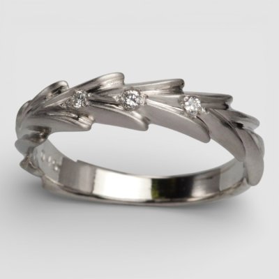 画像1: 【オーダー例】指輪下取り→プラチナ・メレダイヤ入りリング