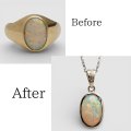 オパールリングをペンダントにリフォーム