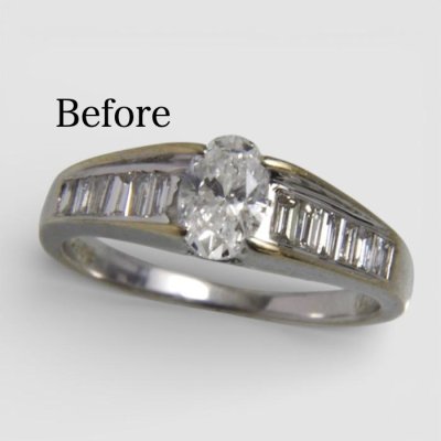 画像2: 【リフォーム・オーダー制作例】プラチナ・ダイヤモンドリング