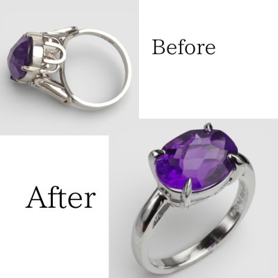 画像1: アメシストリングリフォーム