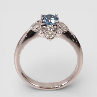 画像5: 【リフォーム例】Pt900取り巻きリングの中石交換