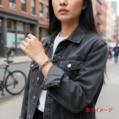 画像7: SV925イーグル＆リングスブレスレット　