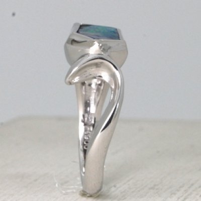 画像8: 【オーダー】ボルダーオパールで指輪をオーダー｜古枠のプラチナを材料に