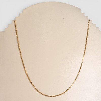 画像6: K18 ハンドメイドチェーンネックレス 46cm 約5g