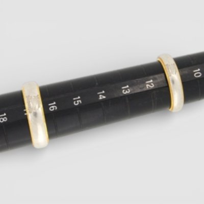 画像3: Pt900/K18バーバリーマリッジリングサイズ直し