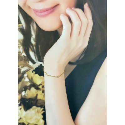 画像8: K18ダイヤモンド 入りチェーンブレスレット