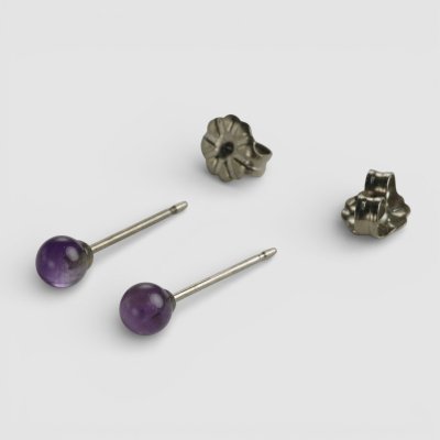 画像3: チタン アメジストピアス