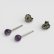 画像3: チタン アメジストピアス (3)