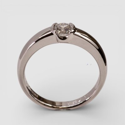 画像3: プラチナ6本爪ダイアモンドリングを日常使いのシンプルな指輪にリフォーム