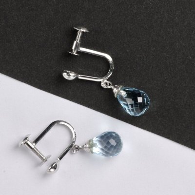 画像5: Pt900ブリオレットブルートパーズイヤリング