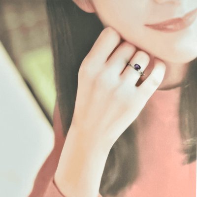 画像6: SV925 アメジストリング