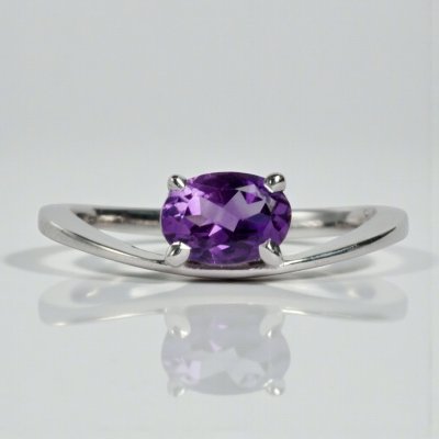 画像1: SV925 アメジストリング