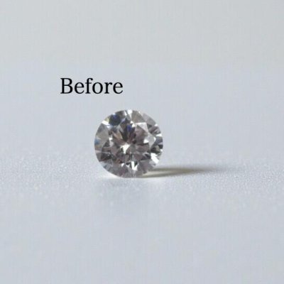 画像2: 【オーダー例】形見のダイヤでK18細身リング製作