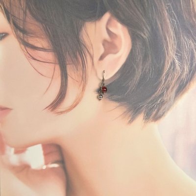 画像4: sv925ガーネットピアス