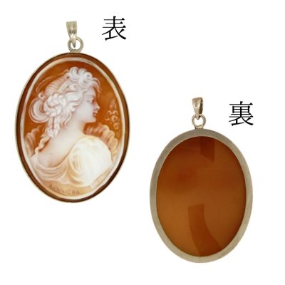 画像4: 【オーダー例】シェルカメオのペンダント枠制作