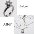 【リフォーム例】婚約指輪をシンプルなペンダントへ