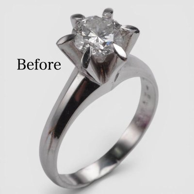 画像2: 【リフォーム例】婚約指輪をシンプルなペンダントへ