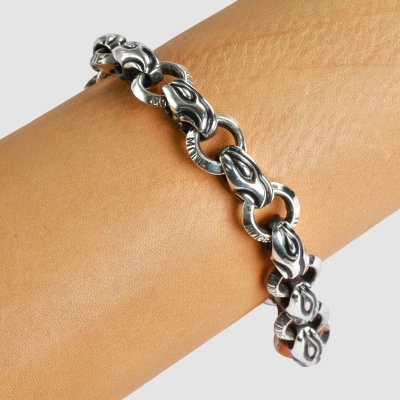 画像2: SV925イーグル＆リングスブレスレット　