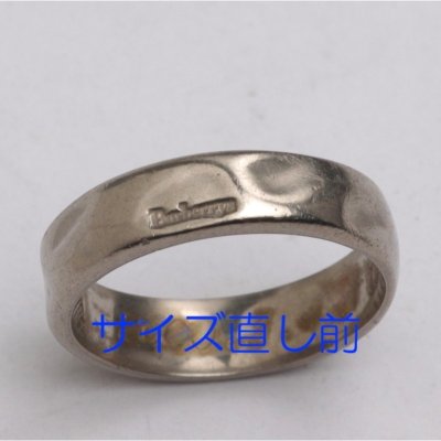 画像2: 【修理例】K18WG バーバリー リングのサイズ直し