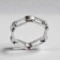 【オーダー例】Pt900チェーンリングをお客様サイズで製作