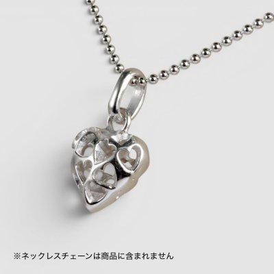 画像2: SV925ハート柄(小)ハートペンダント