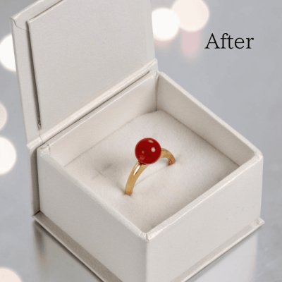 画像6: 【オーダー例】サンゴのルースからリング製作
