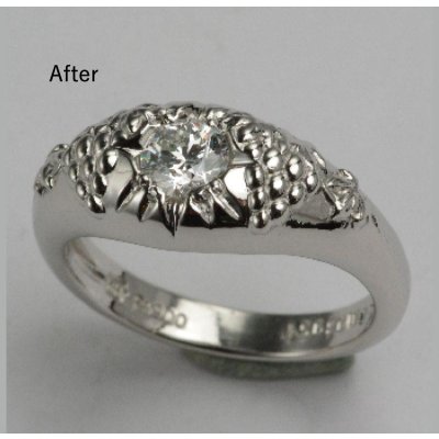 画像3: 【リフォーム・オーダー例】お手持ちのダイヤからぶどうレリーフ付きPt900リング制作