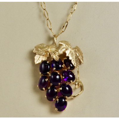 画像1: 【リフォーム・オーダー例】不要なジュエリーを元にK18ぶどうペンダント制作