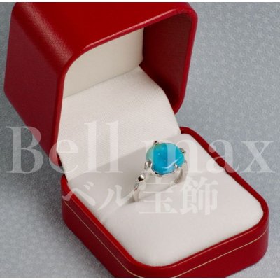 画像4: 【オーダー例】Ptアリゾナ産ターコイズリング制作