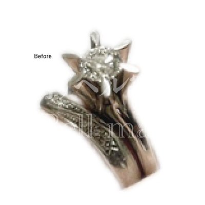 画像3: 【リフォーム例】立爪リング→サイドメレリング