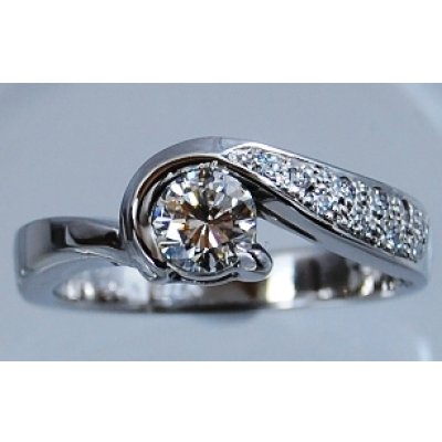 画像1: Pt900ダイヤリングリフォーム加工例