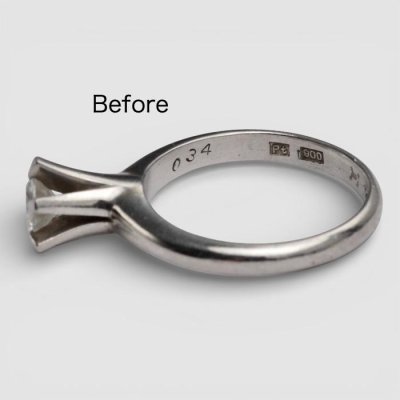 画像3: 【リフォーム例】立爪リングを世代を超えて愛されるシンプルリングへ