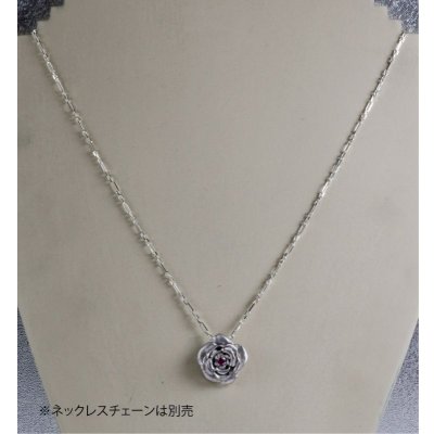 画像2: SV925/ルビー ローズペンダントトップ02
