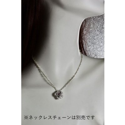 画像4: SV925/ルビー　マットローズペンダントトップ01