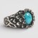 画像2: SV925ターコイズオリジナルダリアリング (2)
