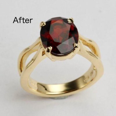 画像5: 【オーダー例】K18ガーネットリング制作