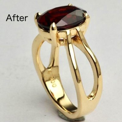 画像6: 【オーダー例】K18ガーネットリング制作