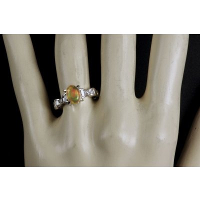 画像5: Pt900メキシコオパールリング